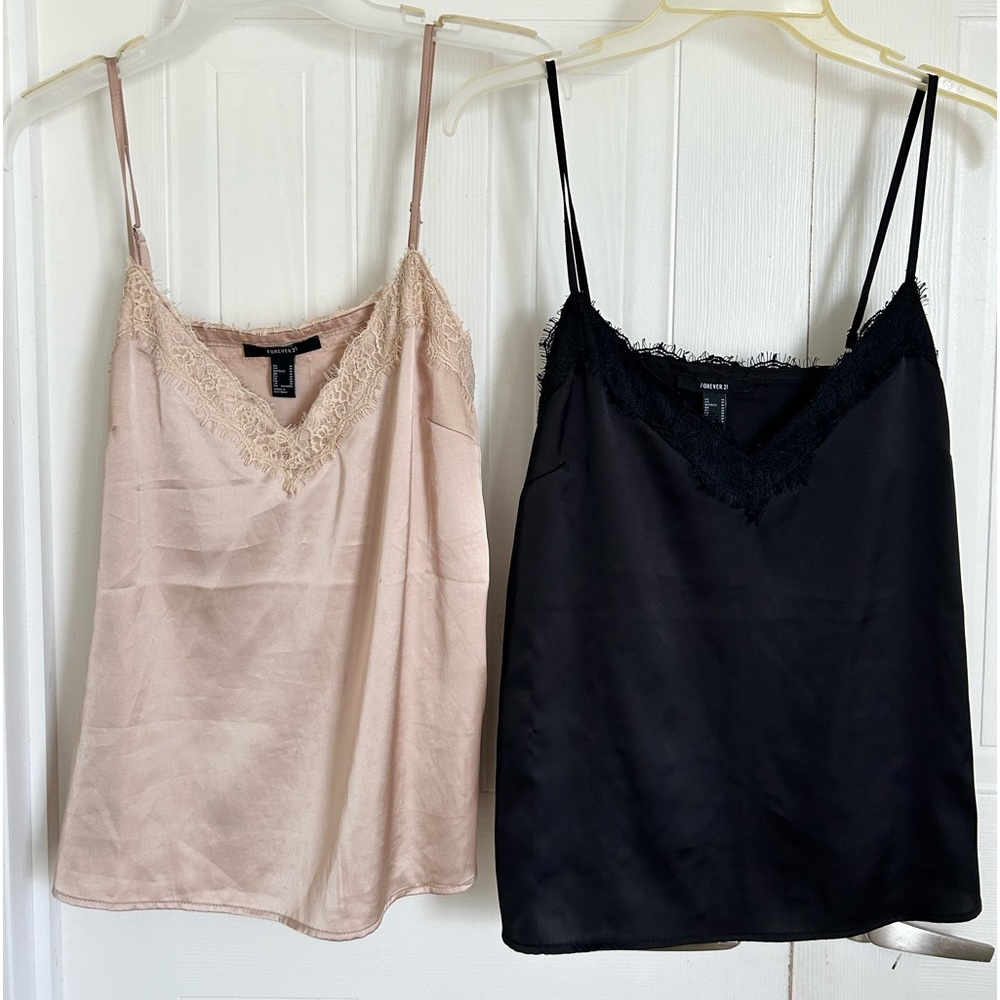 For ever 21 lace cami’s